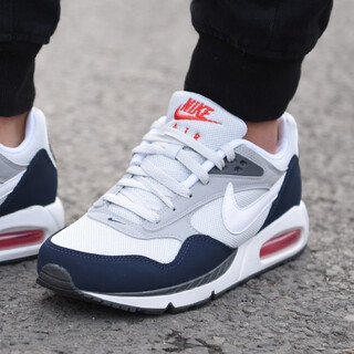 耐克（NIKE）官方舰店男鞋新款MAX90气垫运动鞋休闲训练缓震低帮跑步鞋 AIR MAX/灰白蓝 41 260