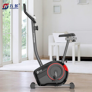Wanduo spinning home magnetically controlled indoor sports silent adjustable resistance exercise bike pedal body shaping spinning bike black