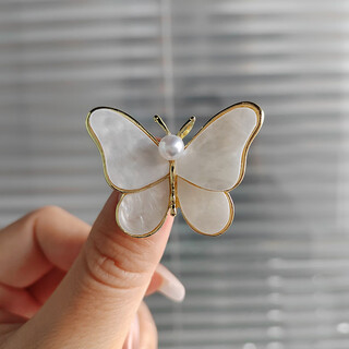Snqp 3rd anniversary limited edition 2000 copies 2025 new swarovski butterfly brooch for women sweet white