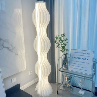 Floor lamp living room grass skirt sofa living room small apartment seaweed seaweed family ins japanese style 22 pieces - xiao ai classmates + remote control