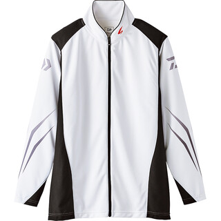 Daiwa summer new style de-72020 sun protection long sleeve men's fishing suit outdoor top jacket white m