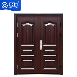Qigong steel anti-theft door villa door security entrance door home entrance double-open sliding door qg-fdm6200