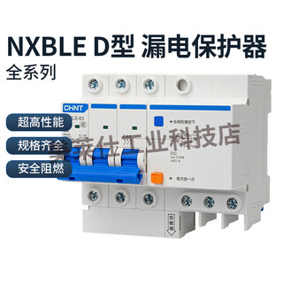 Chint (chnt) chnt leakage protection circuit breaker nxble small air switch leakage protection type d 80a 100a 3p