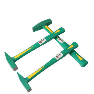 Baolian fitter hammer duckbill hammer small hammer sheet metal hammer electrician hammer mini hammer hand hammer flat hammer iron hammer tool 200g fiber handle fitter hammer