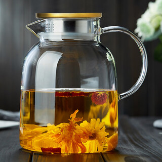 Vieruodis german imported quality glass teapot single pot high temperature resistant thickened tea water separation kettle boiling flower tea home brewing