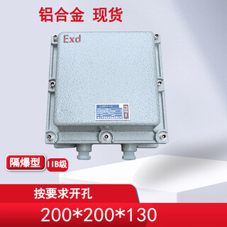 Yi left yi right explosion-proof distribution box stainless steel explosion-proof box network cabinet empty box socket maintenance control box electrical connection 200*200*130 openings are extra