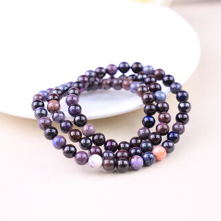 Ancient south african shukulai b+ grade muddy cherry blossom colorful shukulai multi-circle bracelet collection 70 4mm