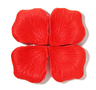 Liuying (liuying) artificial rose petals wedding confession decoration hand-spreading flowers valentine's day proposal making romantic wedding room decoration supplies big red pack (about 100 pieces)