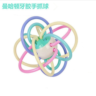 Yoshida hisamori can boil rattle toy teether baby bite music manhattan ball hand catch ball baby hand catch ball