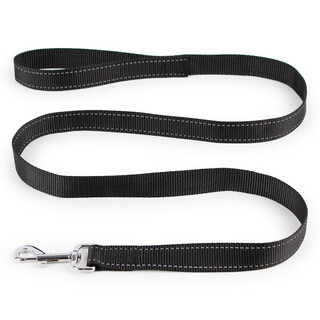 Duoqu reflective silk single flat belt dog leash dog walking rope tied dog leash pet leash dog leash
