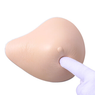 Confreebroon women's lightweight silicone prosthetic breasts left and right breasts special bra bra underwear simulation breasts after armpit resection slqas right side 135g (g)