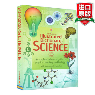 Illustrated dictionary of science english original science illustrated dictionary physics + chemistry + biology study abroad examination science guide sat high school students english version imported english original books