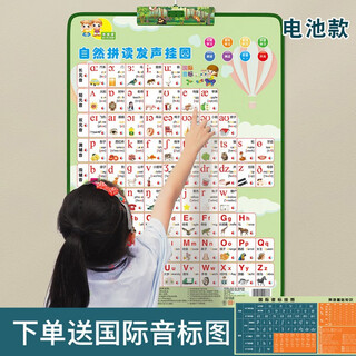 English 48 international phonetic symbols pronunciation audio wall chart alphabet training spelling reading machine pronunciation learning artifact 3-6 years old kindergarten large and small class transition practice english color wall stickers vivid imagination coaching practice paper correct pronunciation interesting learning method to improve children's interest in reading learning