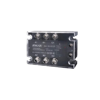 Jinggu electronics three-phase solid state relay dc controlled ac relay unit jgx-3d 48120 120a 10 days
