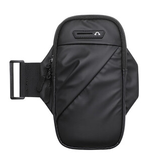 Xitu running mobile phone arm bag for men and women fitness sports mobile phone bag outdoor cycling mobile phone protective cover arm bag wrist bag cool black