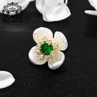 Royal sasa royal salsa small collar pin collar buckle anti-exposure fixed clothes blouse collar imitation crystal collar flower collar accessories