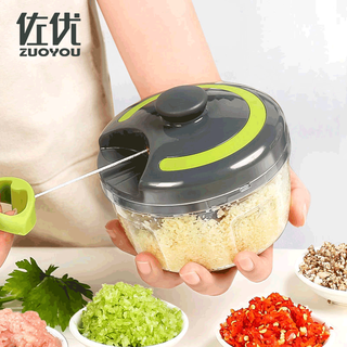 Zuoyou garlic mince, manual garlic mince, garlic mince, convenient and practical garlic mincer, manual mincer, 500ml best-selling garlic mince