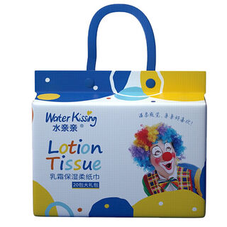 Water-kiss-wet paper moisturizing paper 120 sheets 285 sheets 405 sheets baby dry tissue paper red nose facial tissue 405 sheets gift pack 20 packs