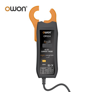 Owon lilip cp024 oscilloscope current probe ac and dc detection current clamp range 1ma~400a bandwidth dc~200khz