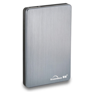 蓝硕（BLUEENDLESS） USB3.0移动硬盘2.5英寸安卓手机type-c电视便携存储硬盘 灰色 500GB