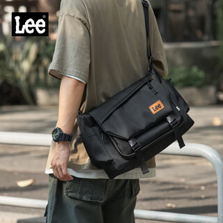 Lee men's crossbody bag 2025 new large-capacity shoulder bag women's casual lightweight messenger bag commuting outing shoulder bag