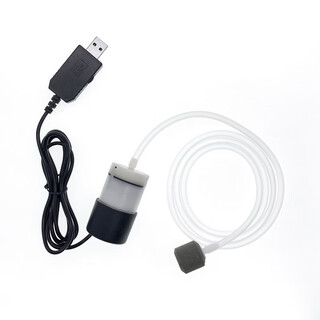 Chaoming (chaoming) liu buding usb fish tank fish farming ultra-quiet household oxygen pump small portable outdoor fishing oxygen pump can be connected to the infinite speed version-small air stone 0.5-2.5w