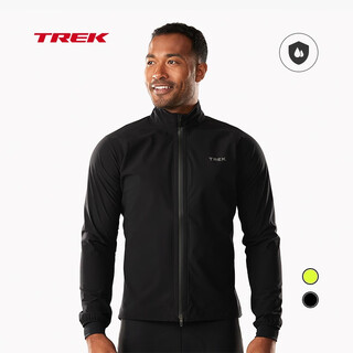 Trek circuit rain men's lightweight breathable moisture-wicking insulated rainproof cycling jacket black m