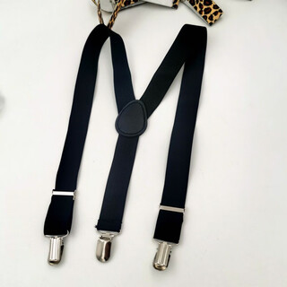 Queen trip boys and girls suspenders baby suspenders suspender clip fashion suspenders with school uniforms stage performance black