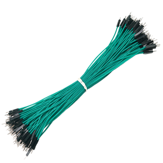 Throwing stones 1p rehearsal dupont wire 26awg silicone insulated wire high temperature resistant electronic wire experiment consumables 100 in a bundle 20cm wire length 100/piece green 20cm female to female