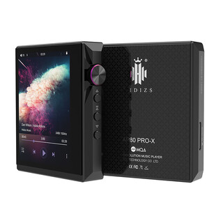 Hidizs ap80 pro-x music player lossless hifi portable sports enthusiast car mp3 walkman balanced version black ap80 pro-x
