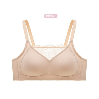 Maniform post-operative bra without rims full cup women's u-shaped beautiful back bra light prosthetic bra 110 skin color upgrade 80b