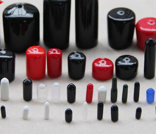 Han chang rubber thread protector rubber cap rubber cap rubber sheath rubber cap rubber inner diameter 25mm (50 pcs)