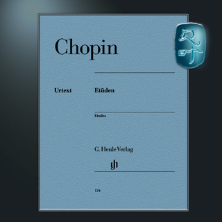 肖邦练习曲集 钢琴独奏带指法 亨乐原版 Chopin Etüden br. HN124