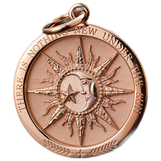 Xuanxian nothing new under the sun pendant color men's and women's necklace original design rose gold medium edition