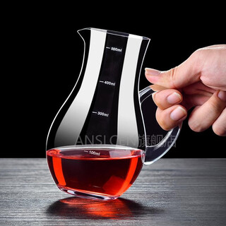 Anslcen thickened scaled white wine dispenser red wine and foreign wine decanter personalized creative crystal glass shaker household wine dispenser 500ml