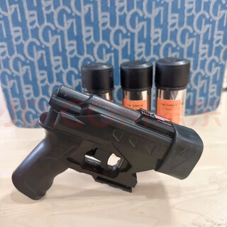 Outdoor vehicle defense portable self-defense equipment tools black technology spray gun fire extinguishing safety supplies host + 3 dry powder heads