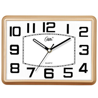 Combas desk clock living room simple table clock creative quartz clock fashion perpetual calendar clock modern calendar temperature bedside clock 2990 flash gold