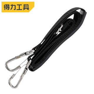 Deli tool bag waist bag waterproof polyester cloth bag multifunctional storage bag shoulder handbag thickened repair electrician waist bag strap 130*38mm dl5866