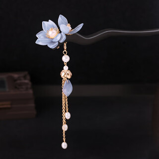 Hairpins, ancient style hair accessories, coiled hair, wooden hairpins, tassels, rocking hairpins, pendants, hanfu headwear, cheongsam accessories