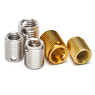 Jinggong type 307/308 stainless steel self-tapping thread sleeve carbon steel thread protective sleeve three-hole braces stainless steel m3*m5*4l type 307