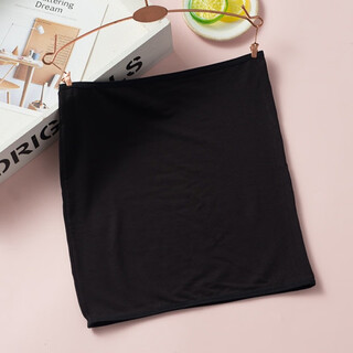 Ainuodeng summer modal tube top extra long anti-exposure wrapped chest strapless underwear student girls thin strapless bra wrapped chest long style black one size weight 85-115 jin jin is equal to 0.5 kg