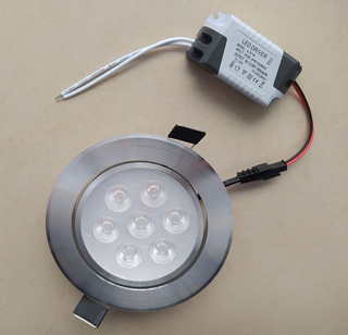 射灯LED天花灯嵌入COB式家用明装孔灯筒灯3W5W7W9W12W店铺商用 7w射灯白光外径10.5cm （开孔8.5-9.8