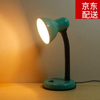 苏墨白炽灯台灯老式台灯白炽灯台灯钨丝老式灯泡护眼学习学生工作办公 203绿色+40瓦钨丝灯泡