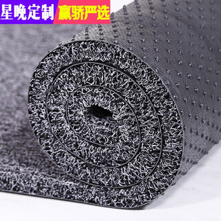 Star night commercial entrance floor mat entrance door rubber mat anti-slip mat door mat nails thickened black gray extra thick can be cut black gray extra thick 120*150cm
