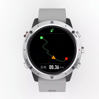 Songlu domestic gps beidou outdoor sports watch mountaineering altitude air pressure triathlon swimming running pace cycling waterproof g5 steel gray silicone