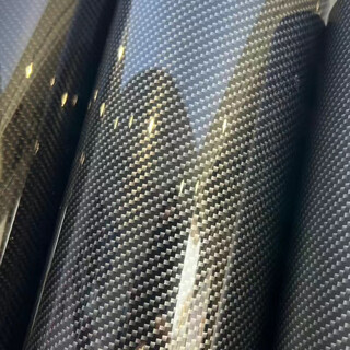 Body film 9d glossy carbon fiber interior sticker electric motorcycle self-adhesive car color changing film high-end modification pet9d carbon fiber black silver 1m*1.52m