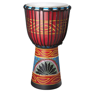 前谷非洲鼓儿童手鼓成人初学入门山羊皮丽江手鼓打击乐器 锦瑟云海 标10