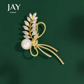 Jay corsage wheat ear brooch women's sweater pin birthday gift for elder mothers and mother-in-law