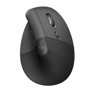 罗技（Logitech）Lift人体工学鼠标（4支整箱装） 黑色