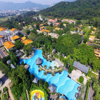 One night in a central garden garden view room at zhongshan hot spring hotel + buffet breakfast for two persons + seafood buffet dinner for two persons + unlimited open-air hot spring tickets for two persons during their stay